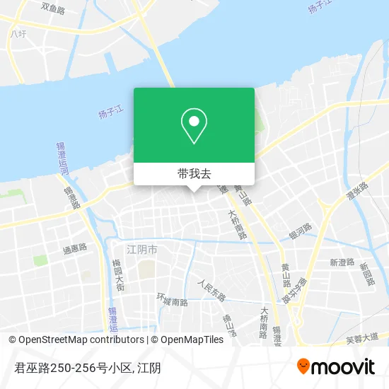 君巫路250-256号小区地图