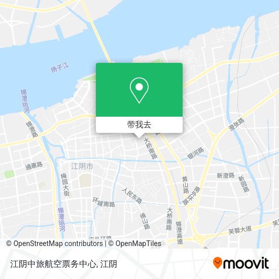 江阴中旅航空票务中心地图