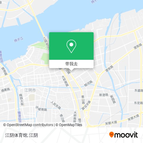 江阴体育馆地图