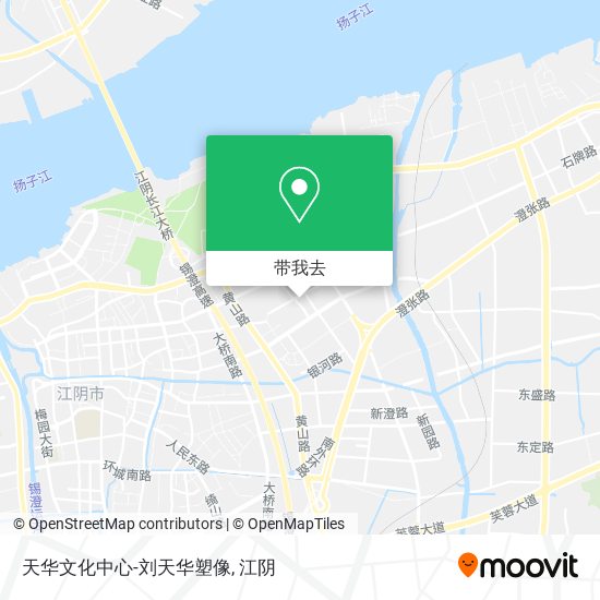 天华文化中心-刘天华塑像地图
