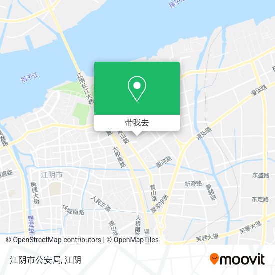 江阴市公安局地图