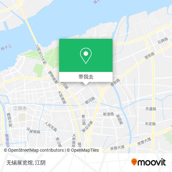 无锡展览馆地图