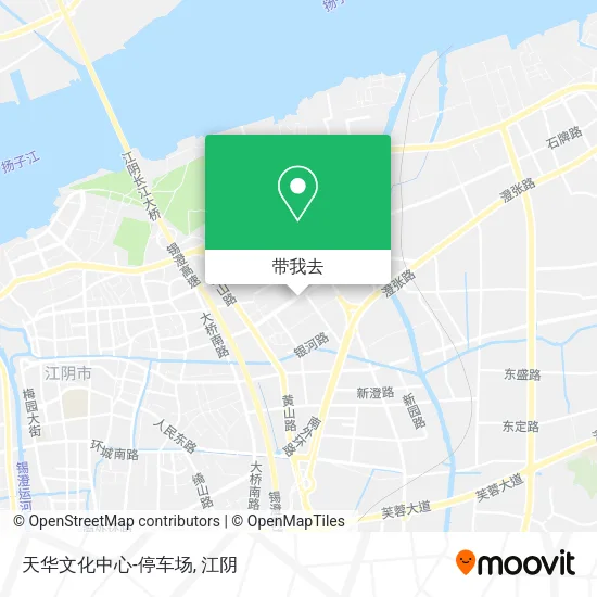 天华文化中心-停车场地图