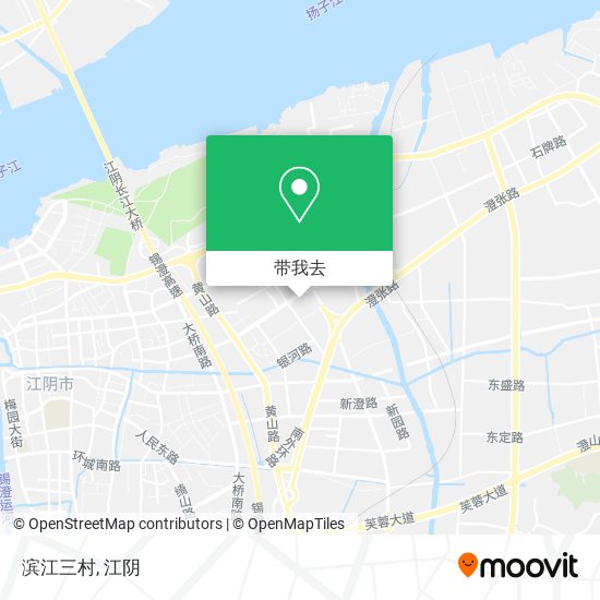 滨江三村地图