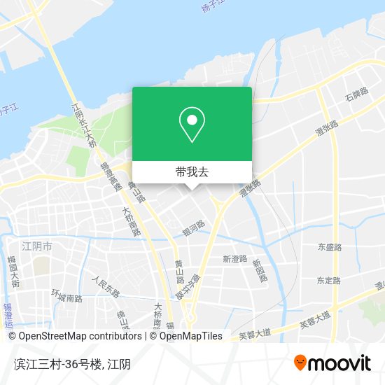 滨江三村-36号楼地图