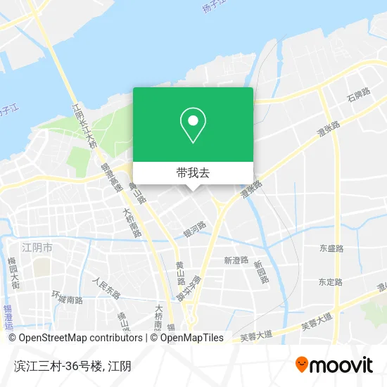 滨江三村-36号楼地图