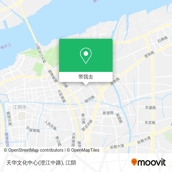 天华文化中心(澄江中路)地图