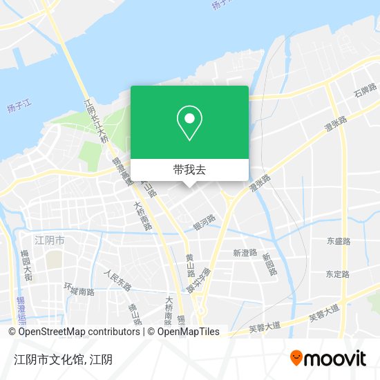 江阴市文化馆地图