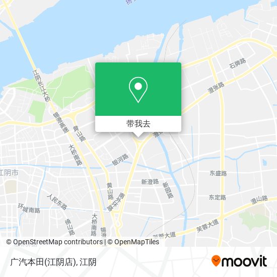 广汽本田(江阴店)地图
