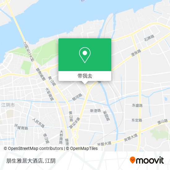 朋生雅居大酒店地图