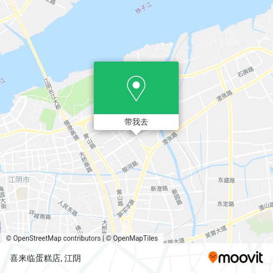 喜来临蛋糕店地图