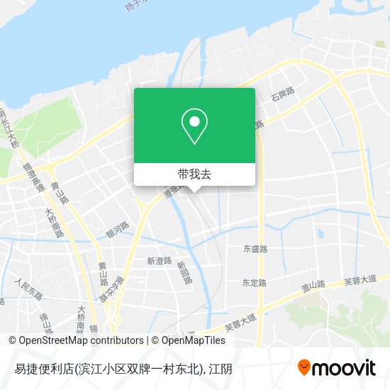 易捷便利店(滨江小区双牌一村东北)地图