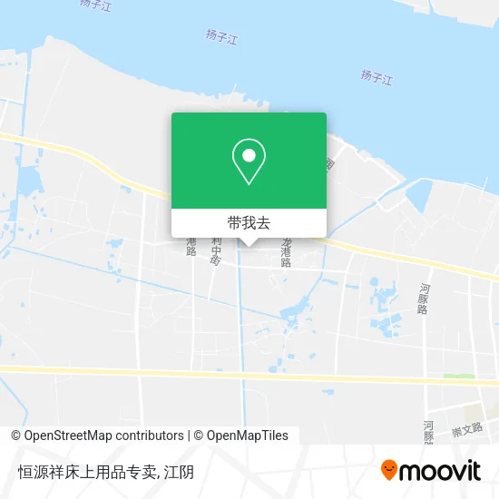 恒源祥床上用品专卖地图
