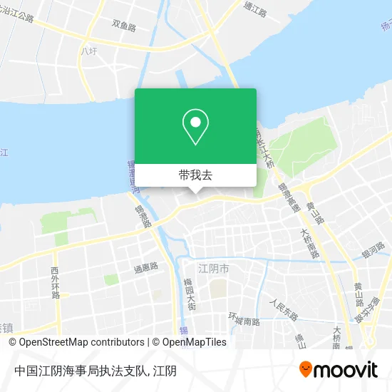 中国江阴海事局执法支队地图