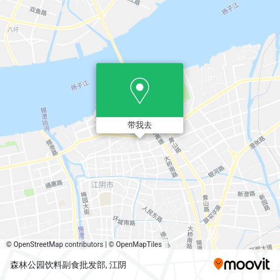 森林公园饮料副食批发部地图