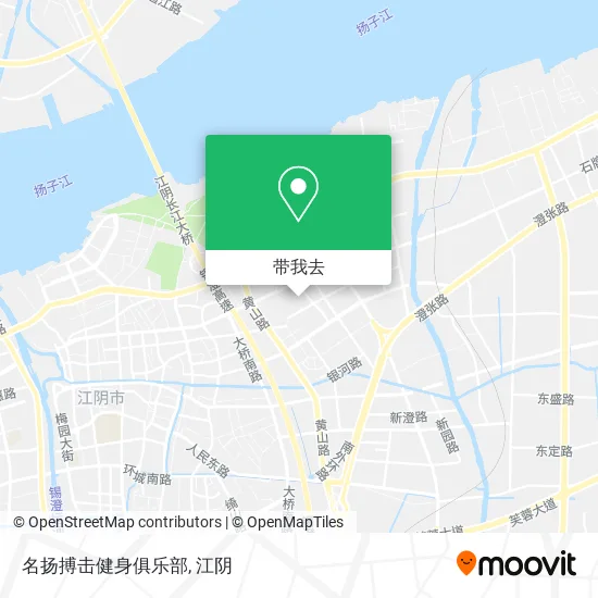 名扬搏击健身俱乐部地图