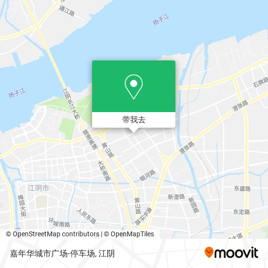 嘉年华城市广场-停车场地图