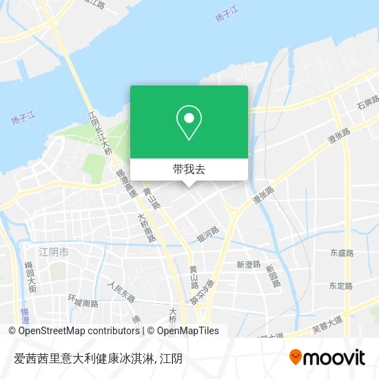爱茜茜里意大利健康冰淇淋地图