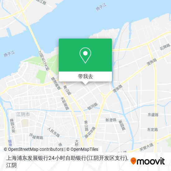 上海浦东发展银行24小时自助银行(江阴开发区支行)地图