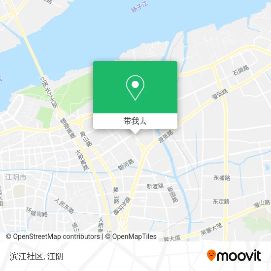 滨江社区地图