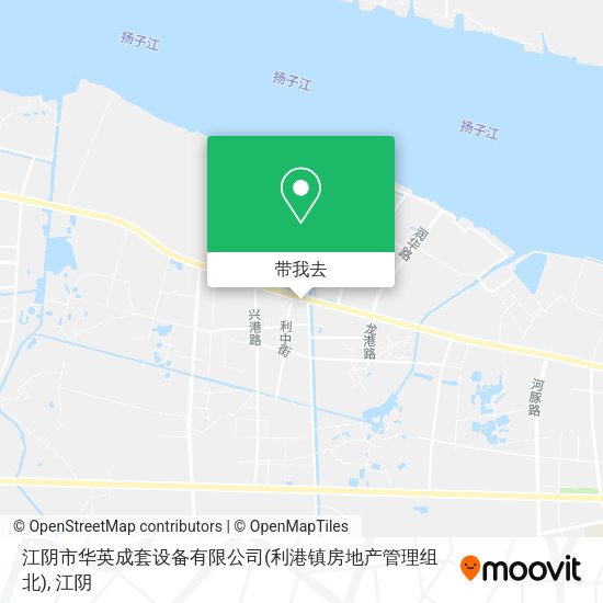 江阴市华英成套设备有限公司(利港镇房地产管理组北)地图