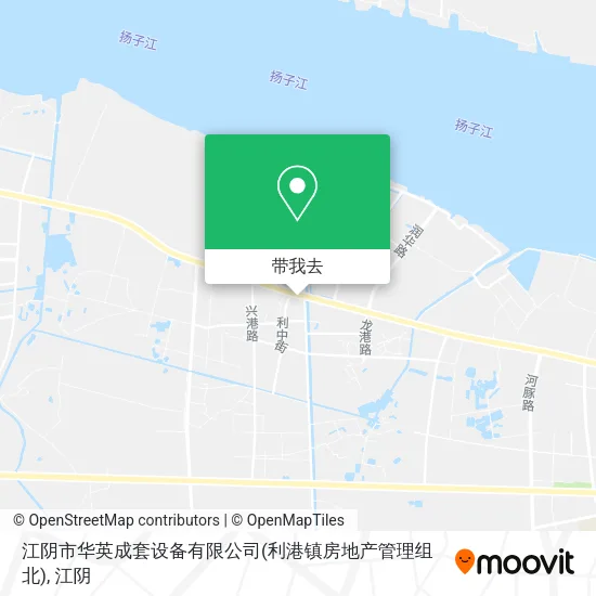 江阴市华英成套设备有限公司(利港镇房地产管理组北)地图