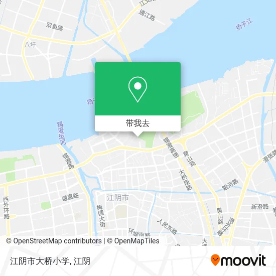 江阴市大桥小学地图
