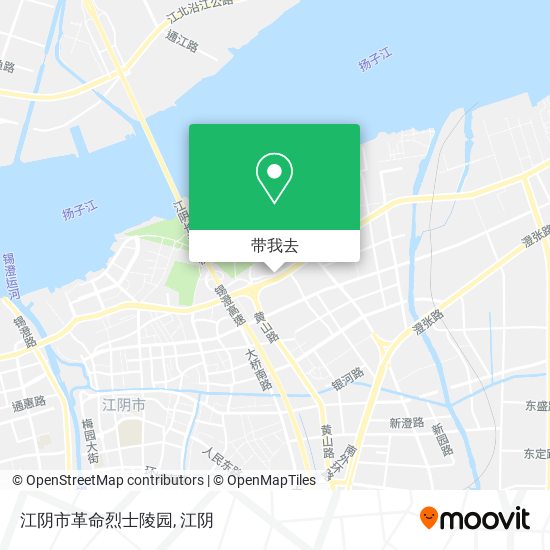 江阴市革命烈士陵园地图