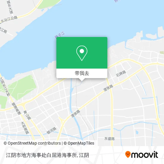江阴市地方海事处白屈港海事所地图