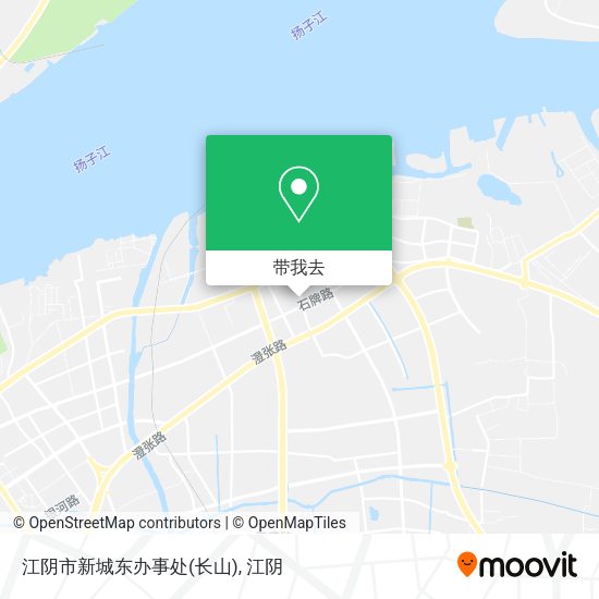 江阴市新城东办事处(长山)地图