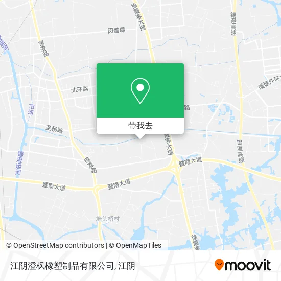 江阴澄枫橡塑制品有限公司地图