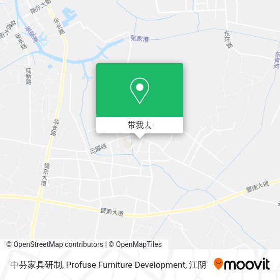 中芬家具研制, Profuse Furniture Development地图