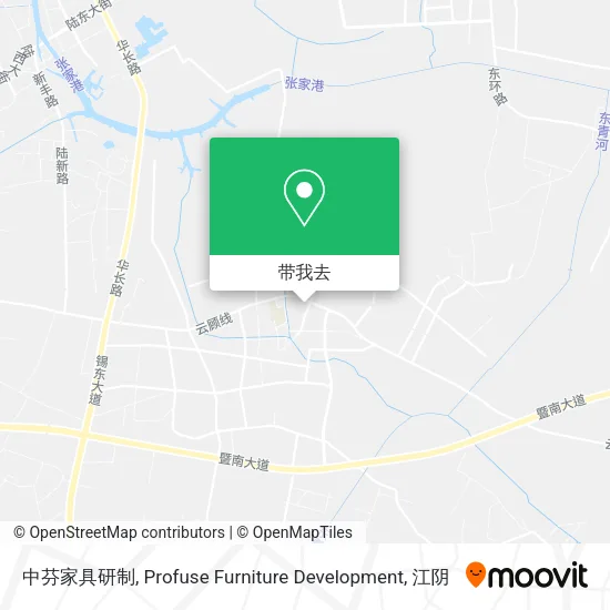 中芬家具研制, Profuse Furniture Development地图