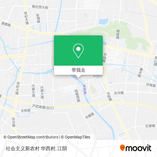 社会主义新农村 华西村地图