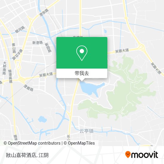 敔山嘉荷酒店地图