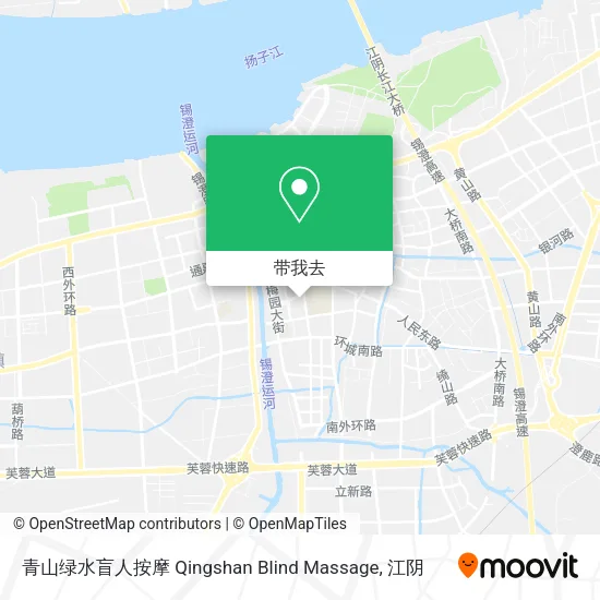 青山绿水盲人按摩 Qingshan Blind Massage地图
