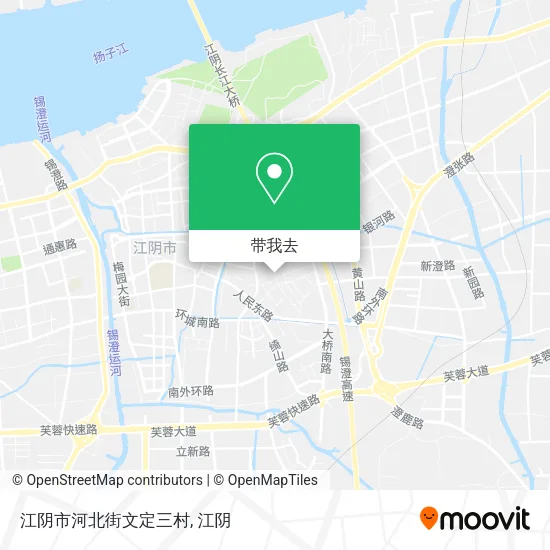 江阴市河北街文定三村地图