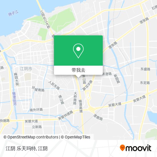 江阴 乐天玛特地图