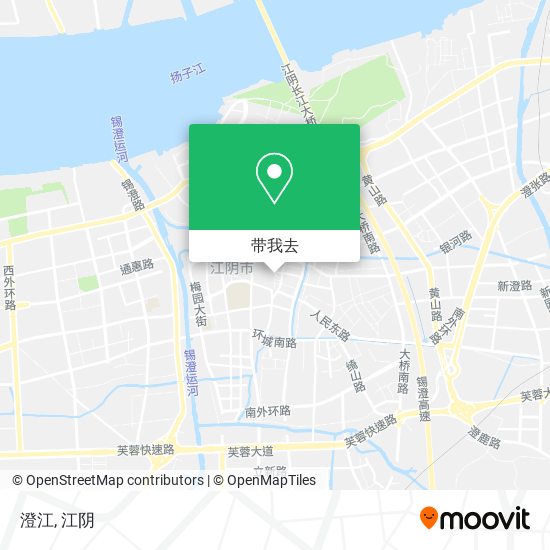 澄江地图