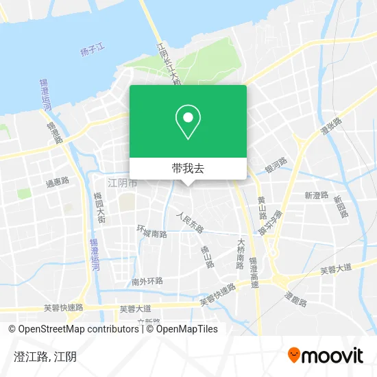 澄江路地图