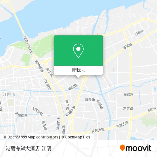 港丽海鲜大酒店地图