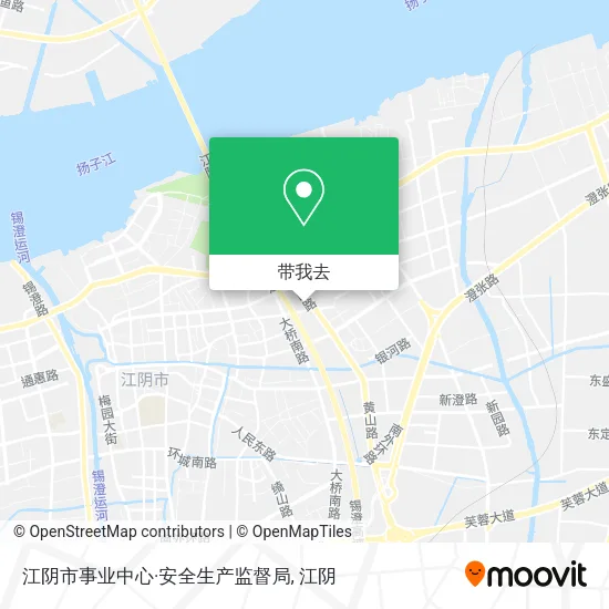 江阴市事业中心·安全生产监督局地图