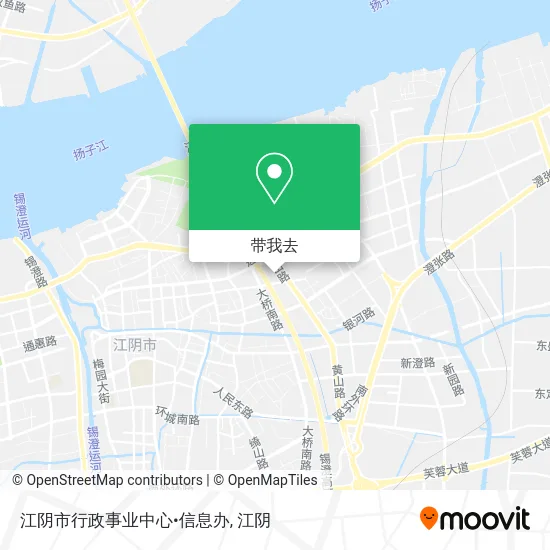 江阴市行政事业中心•信息办地图