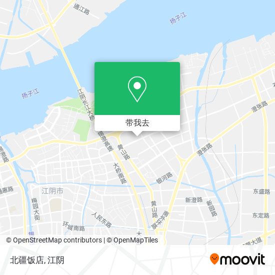 北疆饭店地图