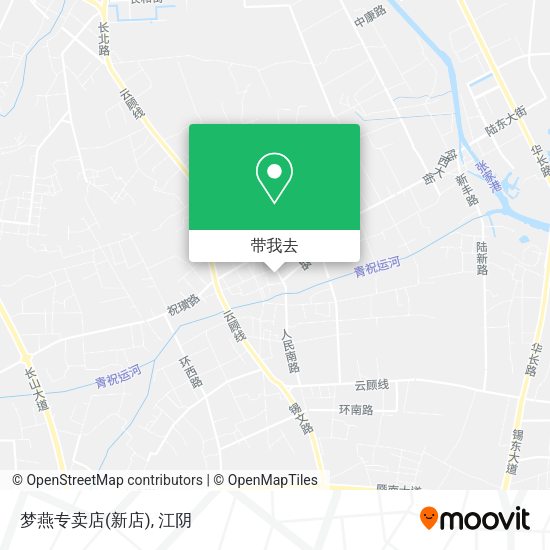 梦燕专卖店(新店)地图