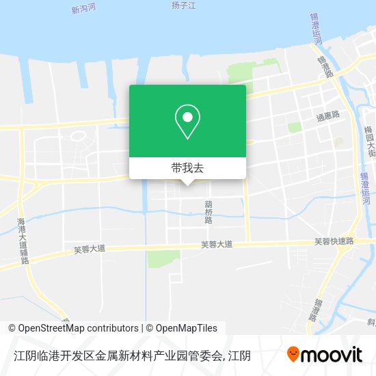 江阴临港开发区金属新材料产业园管委会地图