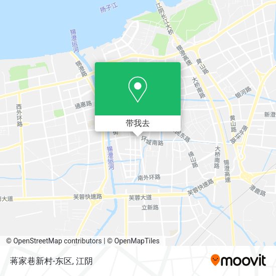 蒋家巷新村-东区地图