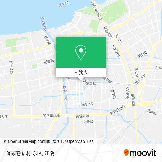 蒋家巷新村-东区地图