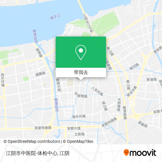 江阴市中医院-体检中心地图