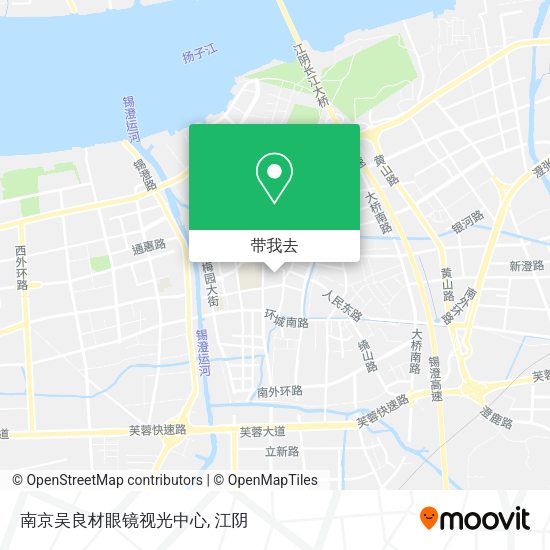 南京吴良材眼镜视光中心地图